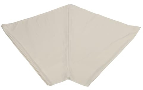 Cryfokt Premium-Terrassenschirm, Polyesterdach, Sonnenbeständig, Wasserdicht, Marktschirm-Ersatz für 8 Rippen, Ideal für den Außenbereich (#2)