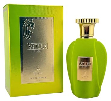 Vou Zingy Parfüm, Luxuriöses Eau de Parfum, Unisex-Duft mit Basilikum, Bergamotte und Italienischer Zitrone, Varakh Gold Modell, 100ml Glasflasche