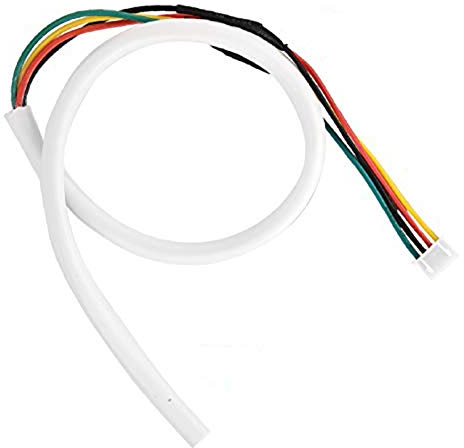 Cavo per campanello 4 core, 30m 0,5 mm² Cavo di rame flessibile bianco rotondo per videocitofono