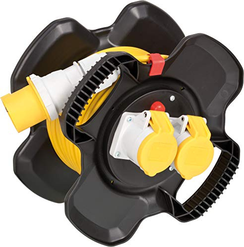 Brennenstuhl Rubber Cable Reel Compact CEE 110V 14m H05VV-F3G1,5 *GB*