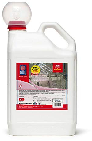 D/22 - Disincrostante PROFESSIONALE per lavastoviglie, bollitori, attrezzature da cucina - TANICA DA 6 KG
