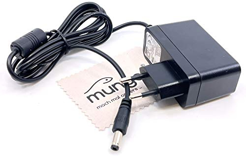 Ladegerät passend für AVM Fritz!Fon C5, MT-F Ladeschale, Ladestation, Dock Ladekabel Kabel Fritzfon Netzladegerät OTB mit mungoo Displayputztuch