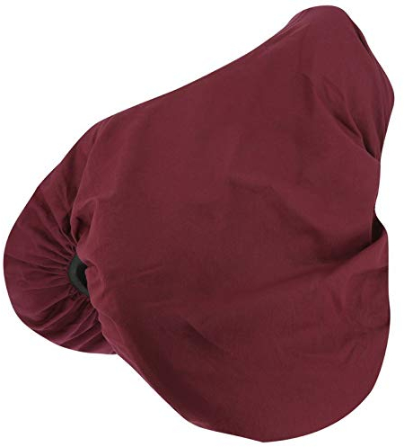 RIDING WORLD SATTELSCHUTZBEZUG, Baumwolle (Bordeauxrot)