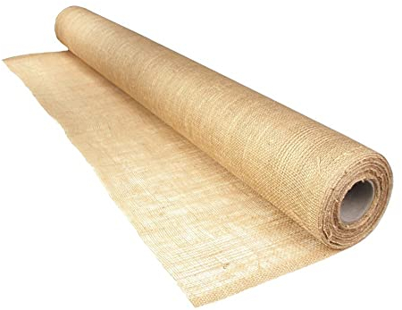 25 Meter Rolle / 35m² Jute Stoff | Sackleinen 185g/m² 140cm breit grobe leichte Ausführung