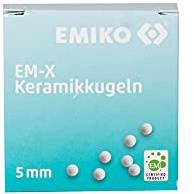 Emiko EM-X Keramik Kugeln 5mm, 140 g Zur Verbesserung der Wasserqualität und zur Energetisierung des Wassers