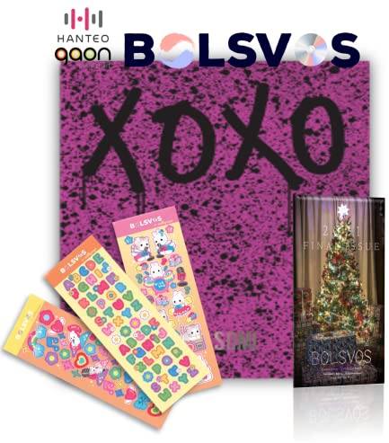 JEON SOMI - THE FIRST ALBUM XOXO [X ver.] (1st Album) Album+BolsVos K-POP Webzine (28p), BolsVos Toploader Stickers, Photocards