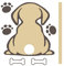 iSpchen Autoaufkleber lustiger Hund aufkleber Auto Scheibenwischer Aufkleber Vinyl reflektierende Aufkleber Auto Heckscheiben Abziehbild Sticker Auto Styling Dekorations Aufkleber Gelb,28 * 27cm
