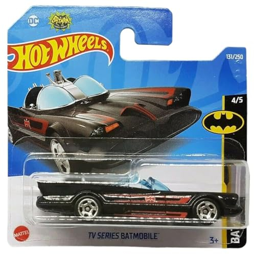 Hot Wheels - TV Series Batmobile - Batman 4/5 - HCV64 - Carte courte - DC - Superhéros classiques - Mattel 2022