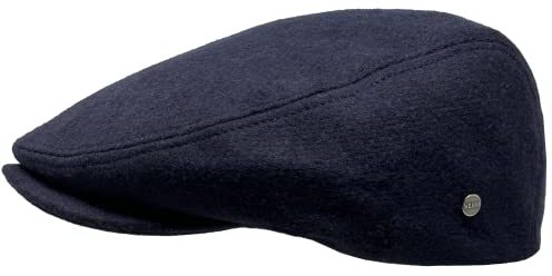WEROR Herren Flatcap Schiebermütze Schirmmütze Cap Mütze WEROR-394.1 (62, Marine)