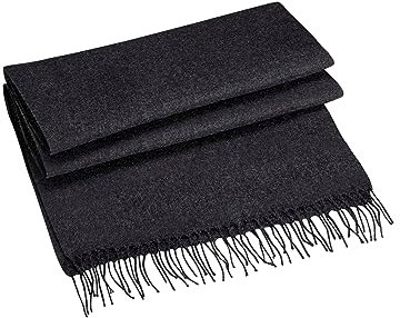 Beechfield B500 Classic Woven Scarf - Charcoal