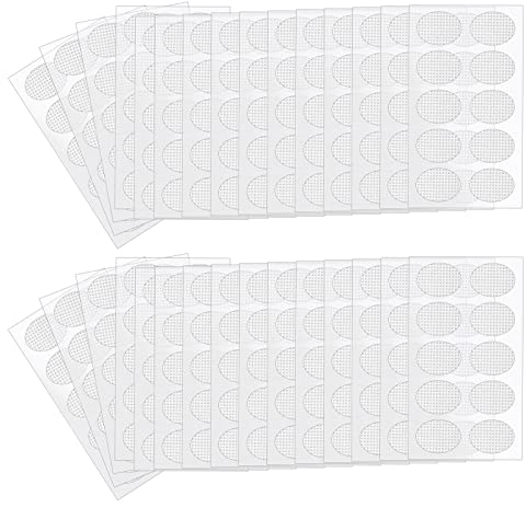 Ohrläppchen Unterstützung Patches 300 Stück Ohrring Support Patches Ohrringe Aufkleben Stabilisatoren Transparente Ohrring Schutz für Schwere Ohrringe und Gedehnte oder Gerissene Ohrläppchen