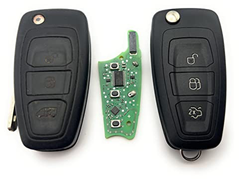 Repair Service Voucher for Ford Transit Custom Connect MK8 Focus Torneo 3 Button Remote Key Fob Repair Case Shell Battery Replacement Refurbishment
