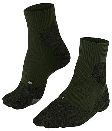 FALKE Herren Laufsocken RU Trail Grip Funktionsmaterial Antiblasen 1 Paar, Grün (Vertigo 7962), 44-45