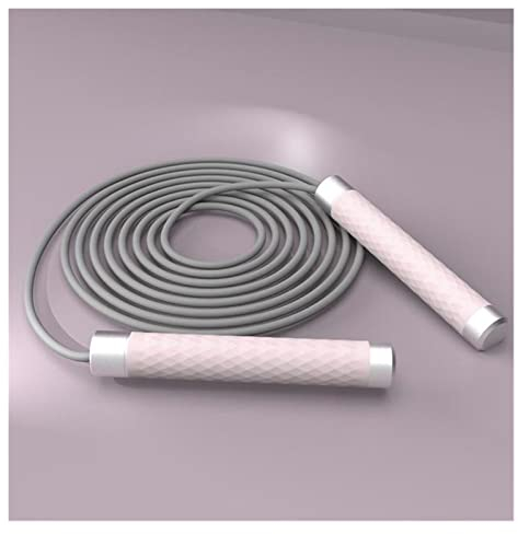 KEYVOR Jump Rope Handle 475 gram 1lbs heavy weighted BALL BEARING build-in jump skip skipping rope basic fitness Jumping Rope (Size : BLUE)