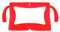 Custodia protettiva universale per tablet da 7 pollici per Q88 Cover morbida in silicone Custodia protettiva per guscio con manici per il trasporto Custodia per tablet per bambini ( Color : Red )