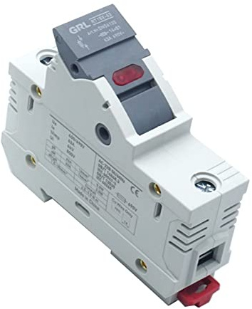 FBITE 1 pièces AC RT18-63 Porte-fusible boîte Base Coup Rapide céramique 14x51MM 500V RO16 DIN Rail Moun Fusible à Action Rapide (Color : Rt18x-63, Size : 4A)