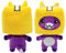 FAMILIO Foxy Plüschtier Cartoon Plüschtier Plüschpuppe gefülltes Plüschtier, Abnehmbarer Roboter, weiches Spielzeug, für Kinder und Fans, Geschenke für Jungen Mädchen Geburtstag (Fuchs)