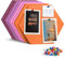 Uoisaiko Groß Filz Pinnwand Selbstklebend Korkplatte Filzplatte mit 30 Pinnnadeln, 8 Stück Korkwand Filzboard Memotafeln Bulletin Board Memo Boards Wanddekoration für Büro Küche