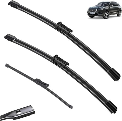 QDFGNKBAI Auto Scheibenwischer für SEAT Tarraco KN2 2018 2019 2020 2021 2022 2023 2024, Scheibenwischerblätter Leiser Ersatzwischblätter Zubehör