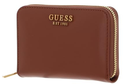 GUESS Laurel SLG Zip Around Wallet M Cognac