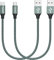 Cable USB Tipo C [2Pack 0.3M] 3.1A Cargador Tipo C Nylon Trenzado Carga Rápida y Sincronización Cable USB C para Samsung S10/S9/S8/Note 10/Note 9, Huawei P30/P20/Mate 20,Xperia XZ