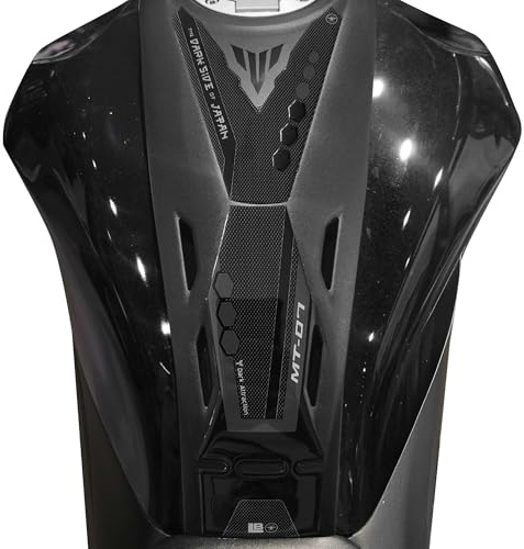 labelbike - 3D Aufkleber Motorrad Tankpad Schutz und Dekoration aus Harz kompatibel mit Yamaha MT-07 2025 - Farbe Grau
