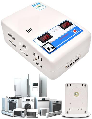 Stabilizzatore di Tensione elettronico, stabilizzatore di Tensione Completamente Automatico da 220 V, stabilizzatore di Tensione for elettrodomestici ad Alta Potenza(6800W)