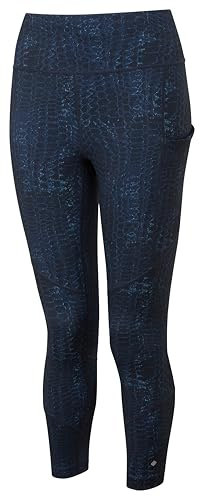 Ronhill Running, Wmn's Tech 7/8 Crop Tight, Dark Navy Serpent, 16
