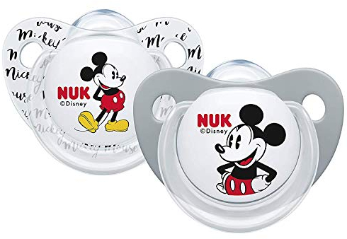 NUK 2 Schnuller, Disney Micky Maus, 6-18 Monate