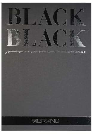 Fabriano Black Pad, 11.75 x 16.5