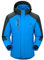 YSENTO Mens Outdoor Waterproof Hoodded Jacket Breathable Walking Climbing Lightweight Rain Coat(blue,S)