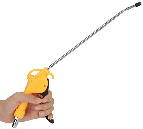 Pistolet à Air Comprimé d'Enlève la Poussière Pistolet À Souffler/Soufflette Compresseur en Alliage d'Aluminium et Plastique avec Un Joint (Jaune 1)