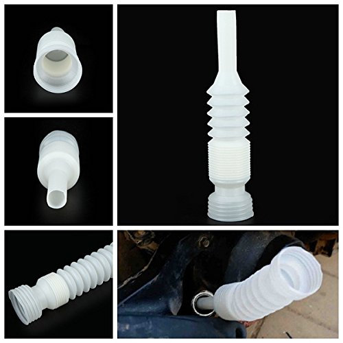 JenNiFer 17mm 42mm Motorcycle Retractable Refueling Funnel 150mm-300mm Length