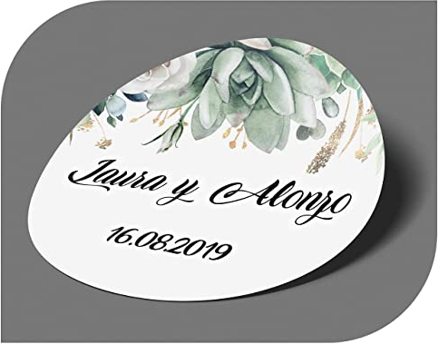 CrisPhy - Adesivi personalizzati per matrimonio, con nome e data, etichette adesive per inviti, matrimoni, battesimi, fidanzamenti, comunioni, compleanni, feste, vintage, timbri