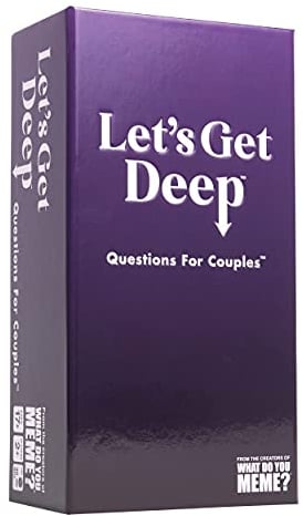 WHAT DO YOU MEME?, Let's get deep US, Exciting question Game for Couples, 3 Intimacy Levels, Ideal for Date Nights, for 2 Players Aged 17 and Over