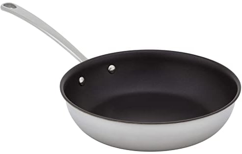 Stellar Eclipse 20cm Non-Stick Frying Pan, Triple-Ply Construction, Stainless Steel, Induction Suitable, Dishwasher Safe