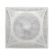 Ventilador de Techo 60X60 68W 6000k Motor AC + Control Remoto Para techo desmontable, empotrable con Luz Led 3 Velocidades 1172LM