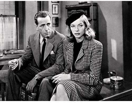 Poster Stars Cébres Hollywood Humphrey Bogart und Lauren Bacall Schauspieler Vintage