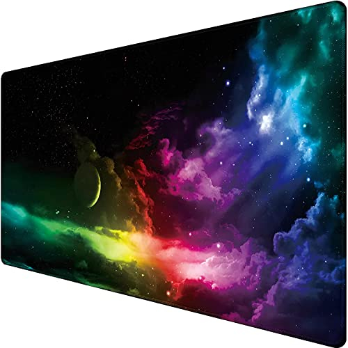 RETOO Alfombrilla de ratón XXL, 900 x 400 mm, Alfombrilla de ratón Grande para Juegos con Motivo, Alfombrilla de Mesa de tamaño Grande, Superficie Especial, Alfombrilla de Escritorio