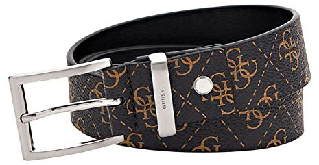 GUESS Herren Gürtel VEZZOLA braun/dunkelbraun M
