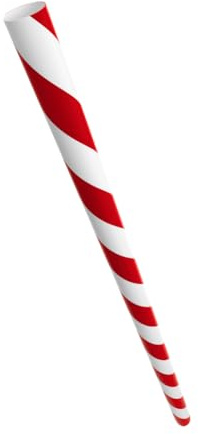 Enpack 200 Stück Strohhalme aus Papier 8mm x 197mm - Einweg-Strohhalme in rot/weiß - Trinkhalme Biologisch abbaubar - Einweg-Dekoration für Partys, Geburtstage, Hochzeiten u.Ä. – Lebensmittelecht