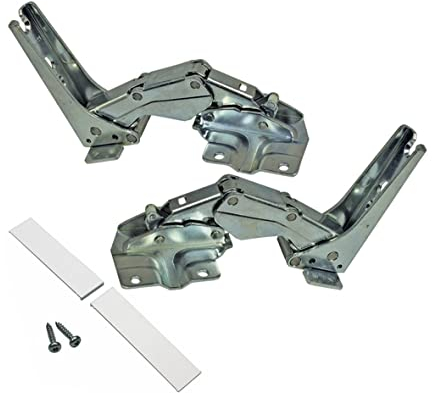 easyPART Kompatibel/Ersatz für Solitaire 00481147 2x Scharnier Türscharnier Kühlschrank Kühlgerät Siemens 481147 wie Küppersbusch Miele auch Neff Balay Constructa Gaggenau