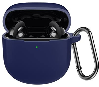 LEFXMOPHY Hülle für Bose QuietComfort Earbuds II 2 2022, Silikonhülle Schutzhülle Skin Sleeve (Dunkelblau)