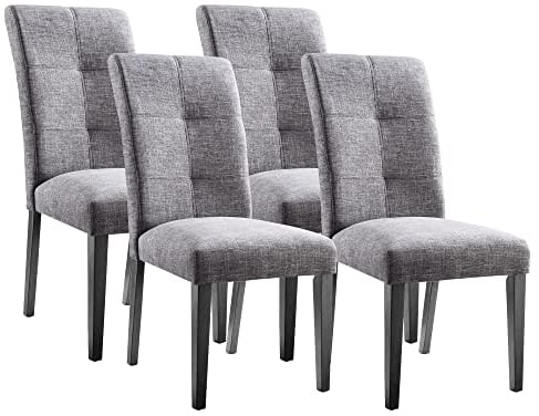 PADMA HOUSE Esszimmerstuhl, gepolsterter Stuhl, gepolsterter Esszimmerstuhl, Massivholzbeine, Küche, Schlafzimmer