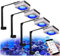 PopBloom RL90 WiFi Led Aquarium Beleuchtung Smart-APP Control Meerwasser Aquarium led volles Spectrum Aquarium Lampe mit Timer für Reef Coral SPS/LPS Fischaquarium (4 Lampen mit Armhalterung)