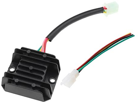 Be In Your Mind 4 Wires 12V Voltage Regulator Rectifier Compatible with GY6 49cc 50cc 70cc 90cc 110cc 125cc 150cc 4-Stroke Engine Motocross Mopeds/Scooters/Dirt Bikes