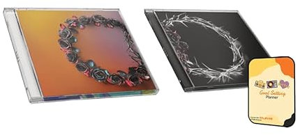 The Rose Album - DUAL Dawn ver. + Dusk ver. (Jewel Case Album)(SET)+Pre Order Benefits+BolsVos Exclusive K-POP Inspired Digital Planner, Sticker Pack for Social Media