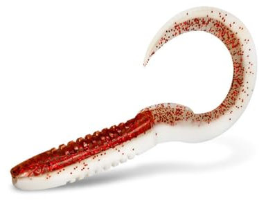 5 x 60mm Twister DeadSNOW Gummifisch Gummiköder Forelle Barsch Zander