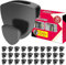 Kleiderbügel Platzsparend 30 Stück - Upgraded 20KG(Max) Heavy-Duty Kleiderschrank Organizer Zur Aufbewahrung Von Kleidung - Schwarz