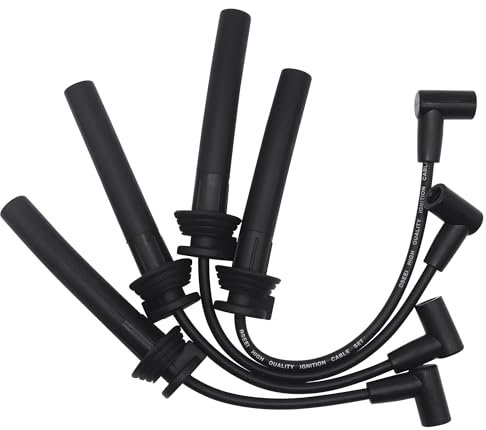 HISports 4 cavi di accensione 05072488AA compatibili con M.i.n.i R50 R53 1.6L 2001-2006 M.i.n.i Cabriolet R52 R57 1.6L 2004-2008